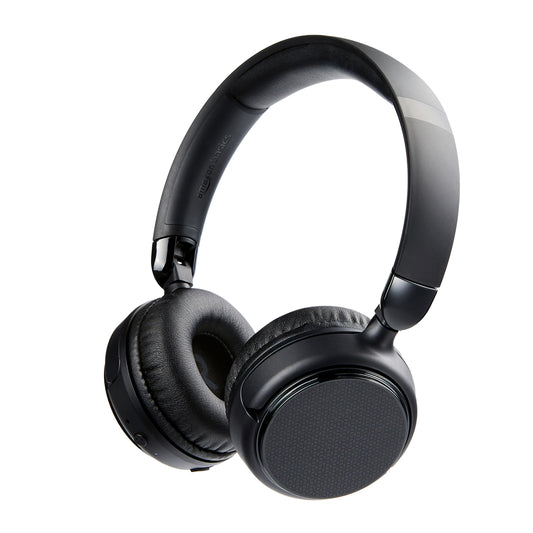 Amazon Basics Bluetooth Wireless On-Ear Headphones Black